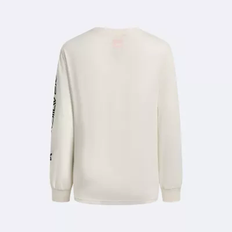 Quiksilver Big Kid Boys Crew Neck Long Sleeve Regular Fit Graphic T-Shirt