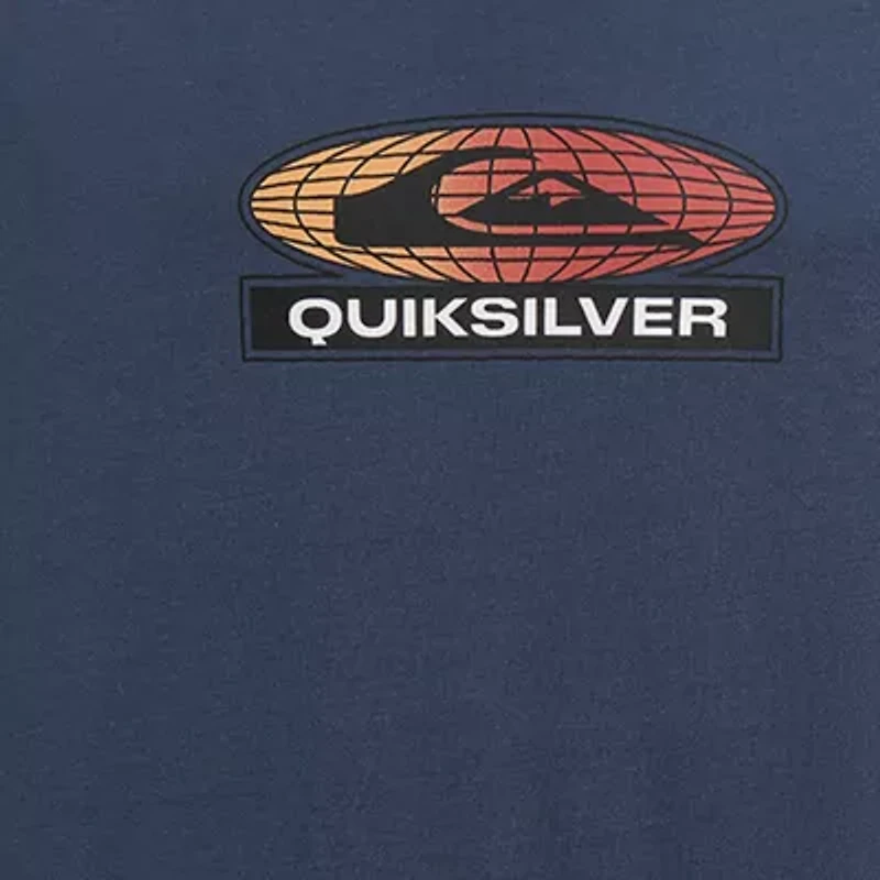 Quiksilver Big Kid Boys Crew Neck Long Sleeve Regular Fit Graphic T-Shirt