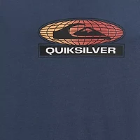 Quiksilver Big Kid Boys Crew Neck Long Sleeve Regular Fit Graphic T-Shirt
