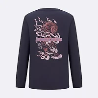 Quiksilver Big Kid Boys Crew Neck Long Sleeve Regular Fit Graphic T-Shirt