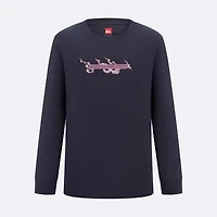 Quiksilver Big Kid Boys Crew Neck Long Sleeve Regular Fit Graphic T-Shirt