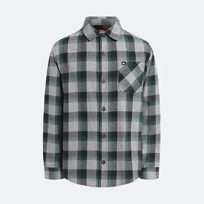 Quiksilver Big Kid Boys Long Sleeve Regular Fit Flannel Shirt