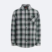 Quiksilver Big Kid Boys Long Sleeve Regular Fit Flannel Shirt