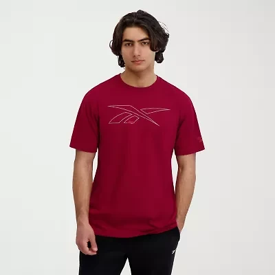 Reebok Mens Crew Neck Short Sleeve Active T-Shirt