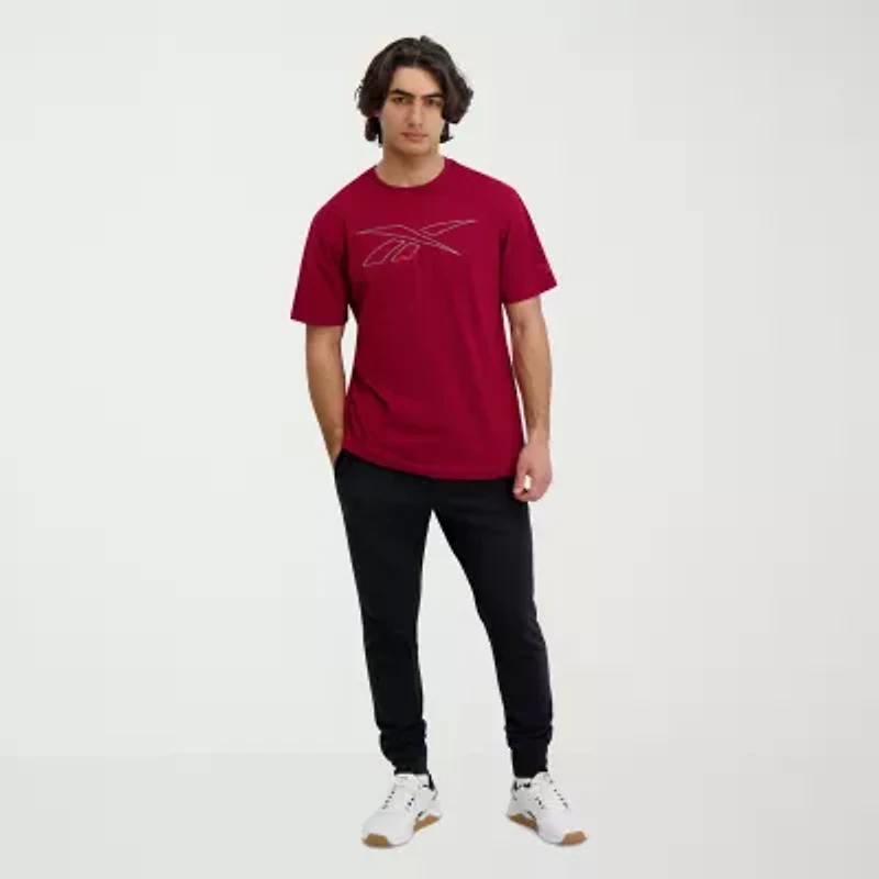 Reebok Mens Crew Neck Short Sleeve Active T-Shirt