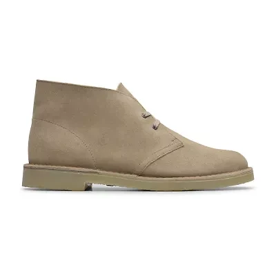 Clarks Mens Shepton Flat Heel Chukka Boots