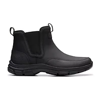 Clarks Mens Walpath Easy Flat Heel Chelsea Boots