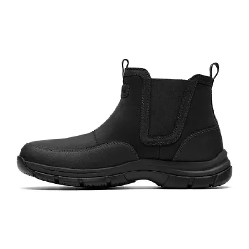 Clarks Mens Walpath Easy Flat Heel Chelsea Boots
