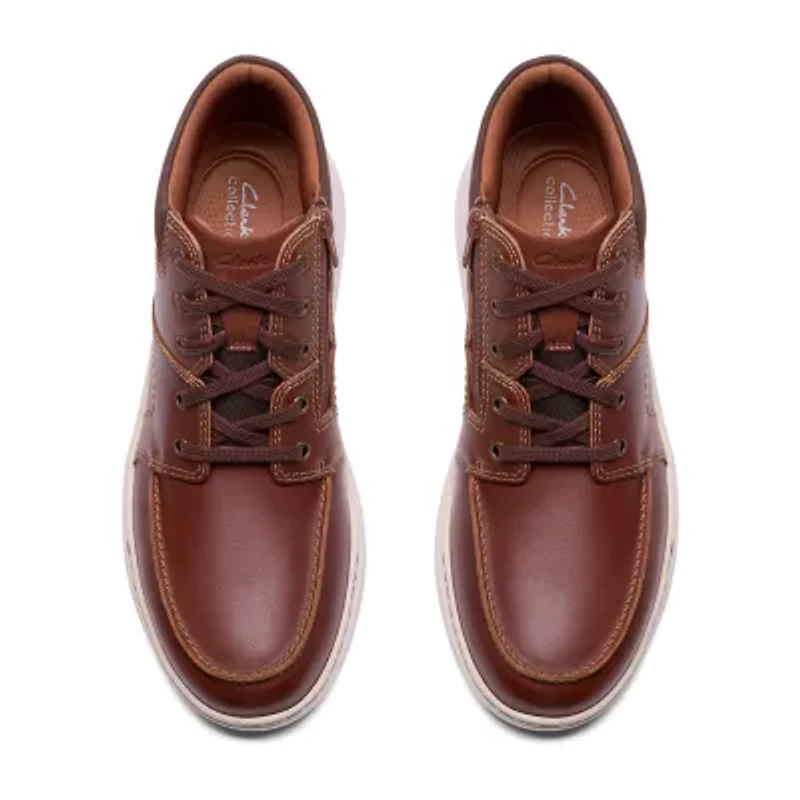 Clarks Mens Craftwell Mid Flat Heel Lace Up Boots