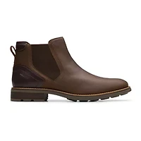 Clarks Mens Emmet Easy Flat Heel Chelsea Boots