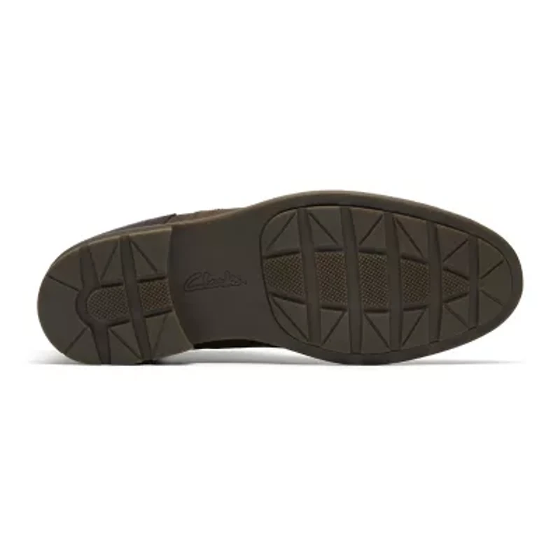 Clarks Mens Emmet Easy Flat Heel Chelsea Boots