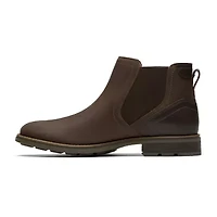 Clarks Mens Emmet Easy Flat Heel Chelsea Boots