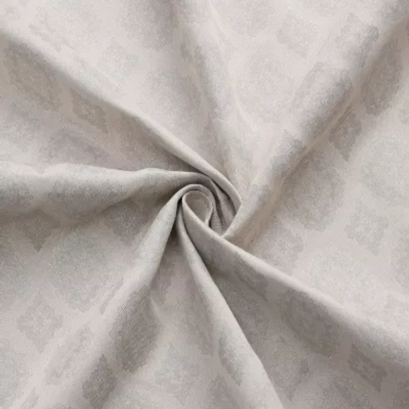 Tobias Metallic Grommet Top Blackout Single Curtain Panel
