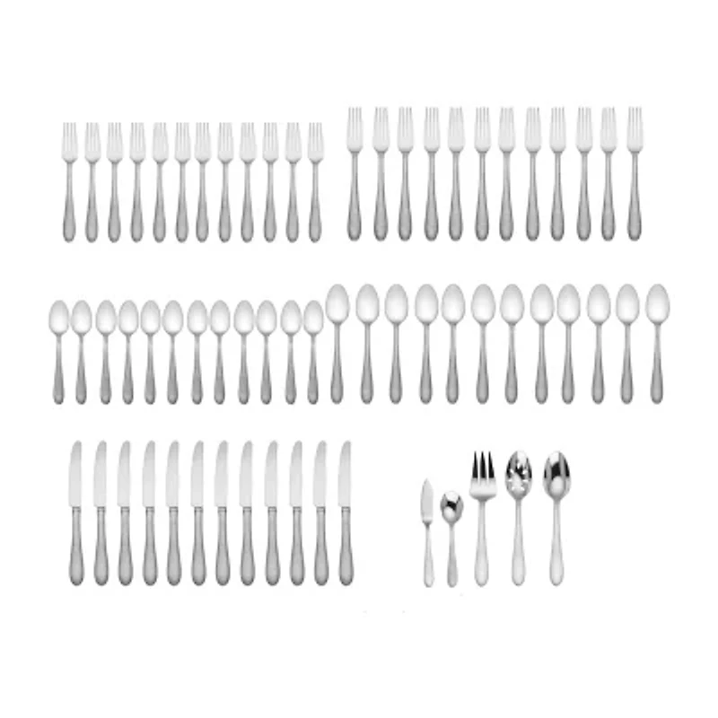 Lenox Haveson 65-pc. 18/10 Stainless Steel Flatware Set