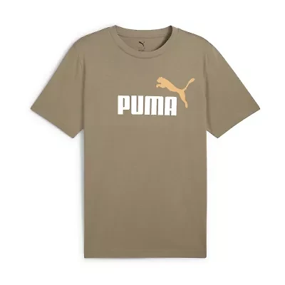 PUMA Mens Crew Neck Short Sleeve Regular Fit Graphic T-Shirt