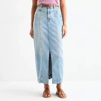a.n.a Womens High Rise Maxi Skirt