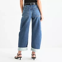 a.n.a Womens High Rise Baggy Fit Jean