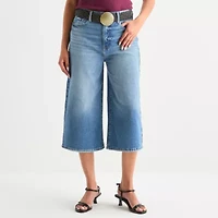 a.n.a Womens Highest Rise Denim Culotte