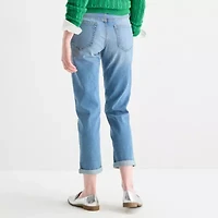 St. John's Bay Womens Mid Rise Regular Fit Jean