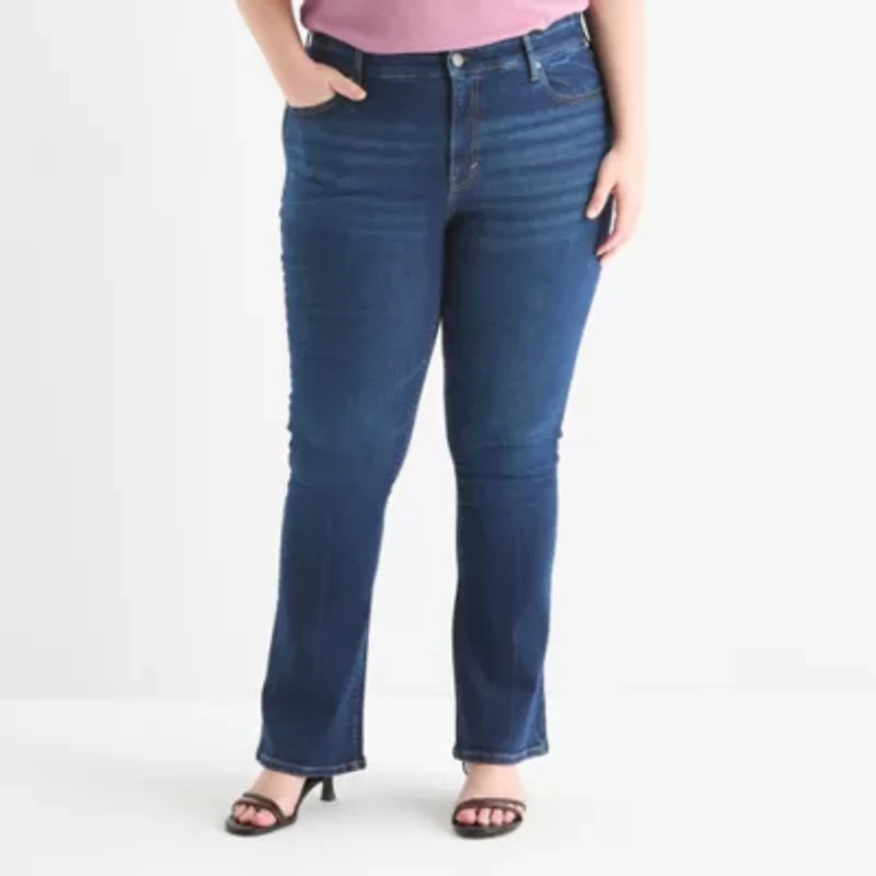 a.n.a Womens High Rise Bootcut Jean