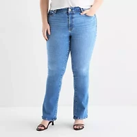 a.n.a Womens High Rise Bootcut Jean