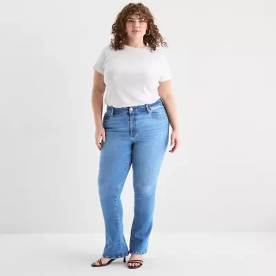 a.n.a Womens High Rise Bootcut Jean
