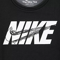 Nike Toddler Boys Crew Neck Long Sleeve Regular Fit Graphic T-Shirt