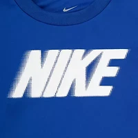 Nike Toddler Boys Crew Neck Long Sleeve Regular Fit Graphic T-Shirt
