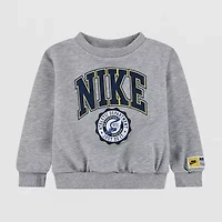 Nike Toddler Boys Crew Neck Long Sleeve Sweatshirt