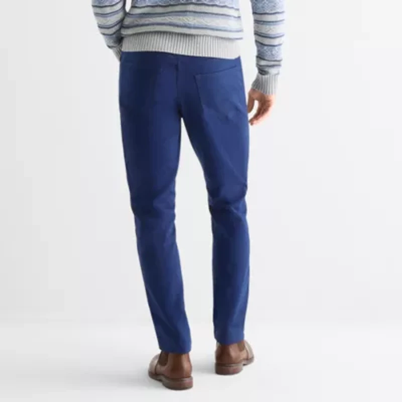 St. John's Bay Stretch Mens Slim Fit Flat Front Pant