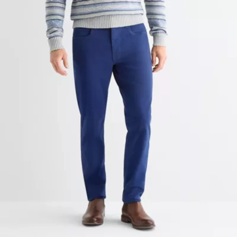 St. John's Bay Stretch Mens Slim Fit Flat Front Pant