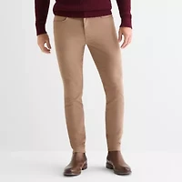 St. John's Bay Stretch Mens Slim Fit Flat Front Pant