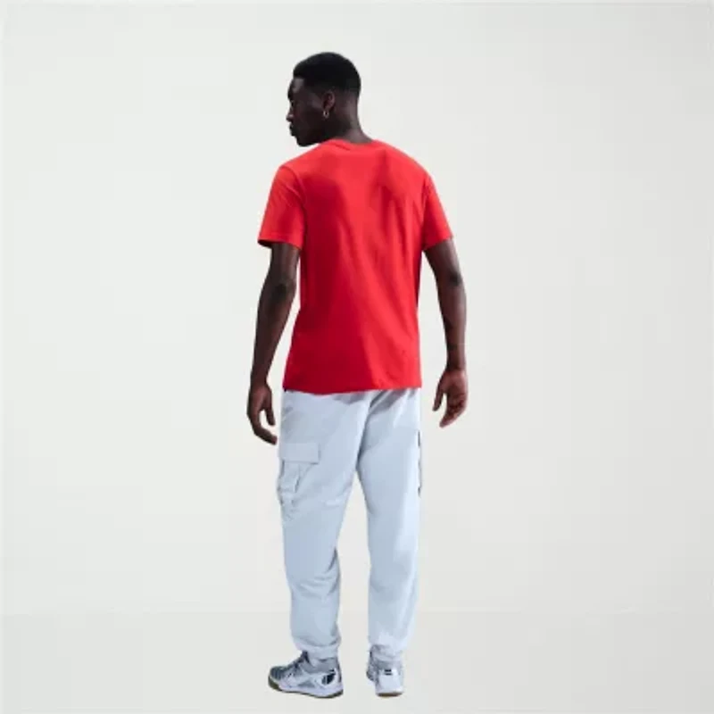 Nike Just Do It Mens Crew Neck Short Sleeve Regular Fit Big and Tall Graphic T-Shirt