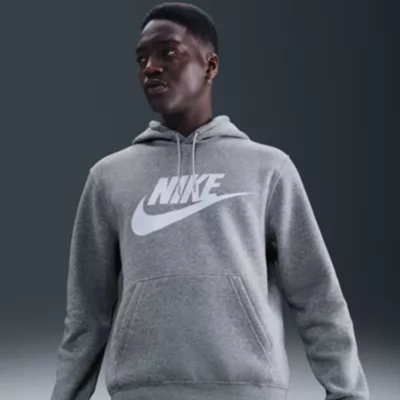 Nike Club Mens Long Sleeve Active Big and Tall Hoodie