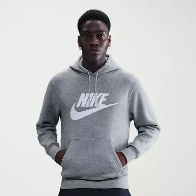 Nike Club Mens Long Sleeve Active Big and Tall Hoodie