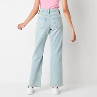 Arizona Juniors Short Womens High Rise Curvy Fit Jean