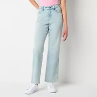 Arizona Juniors Short Womens High Rise Curvy Fit Jean