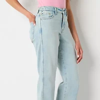 Arizona Juniors Short Womens High Rise Curvy Fit Jean