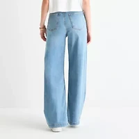 Arizona Juniors Short Womens Highest Rise Wide Leg Jean