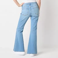 Arizona - Juniors Short Womens Low Rise Flare Leg Jean