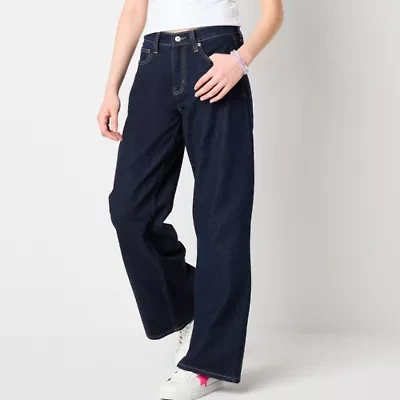 Arizona Juniors Short Womens Low Rise Baggy Fit Jean