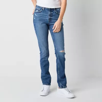Arizona Drainpipe Womens Skinny Fit Juniors Short Jean