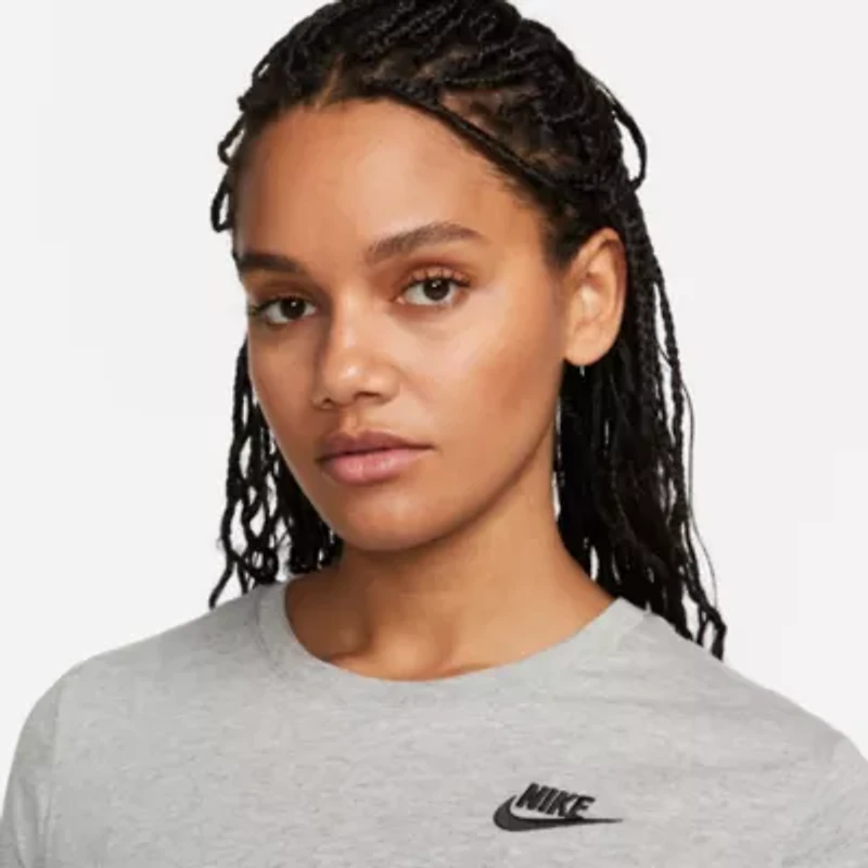 Nike Club Womens Crew Neck Short Sleeve Active T-Shirt