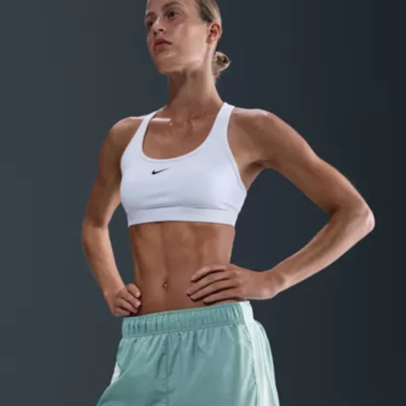 Nike Tempo Juniors Womens Mid Rise Moisture Wicking Running Short