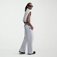 Nike Sportswear Club Fleece Womens Mid Rise Wide Leg Sweatpants