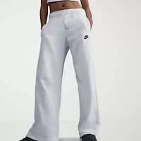 Nike Sportswear Club Fleece Womens Mid Rise Wide Leg Sweatpants