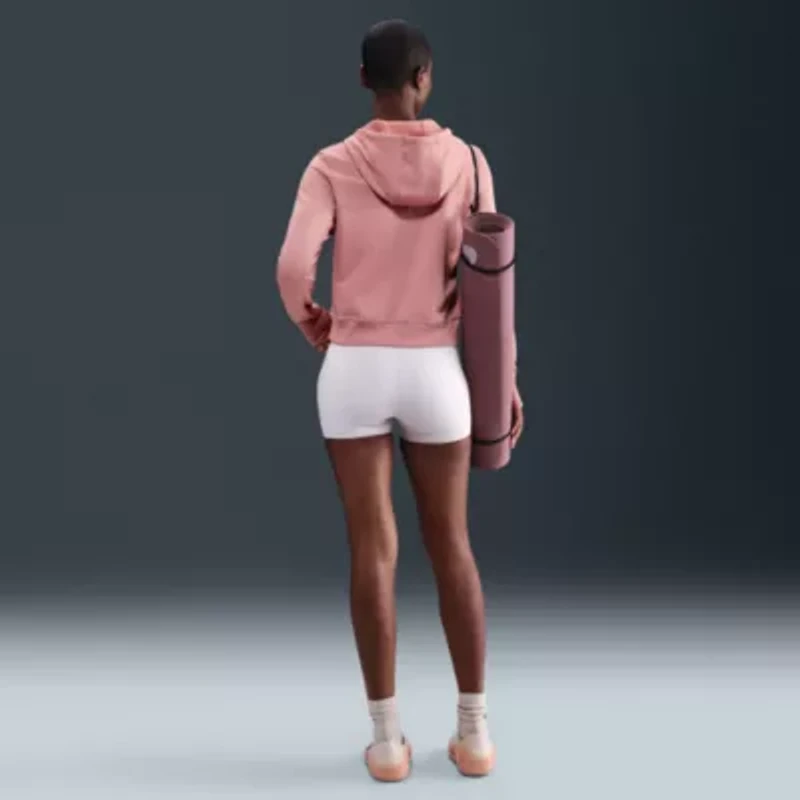 Nike Therma-FIT Womens Long Sleeve Fleece Zipper Active Hoodie