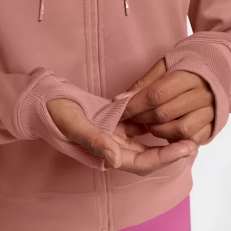 Nike Therma-FIT Womens Long Sleeve Fleece Zipper Active Hoodie