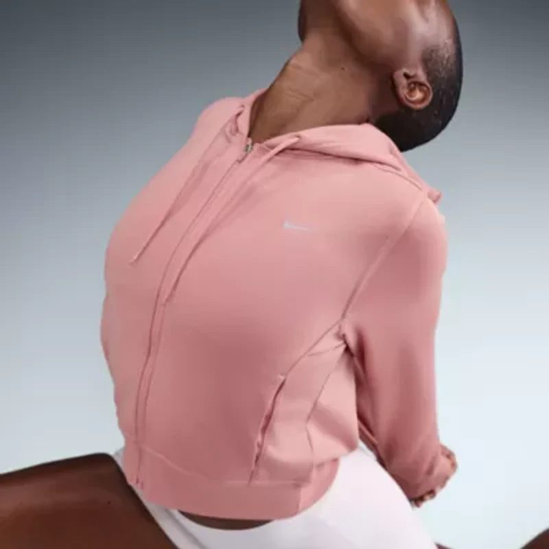 Nike Therma-FIT Womens Long Sleeve Fleece Zipper Active Hoodie