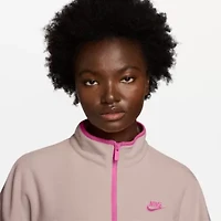 Nike Club Womens Fleece Lined Lightweight Track Jacket